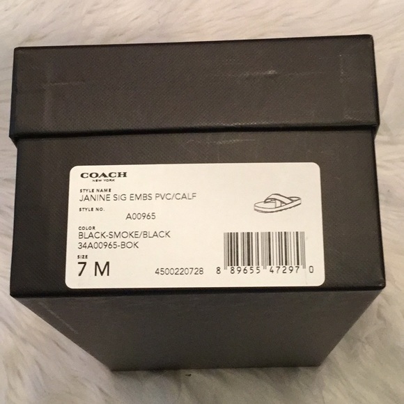 ✨SOLD✨NIB, Coach Janine Signature Sandals, 7 - Picture 7 of 8